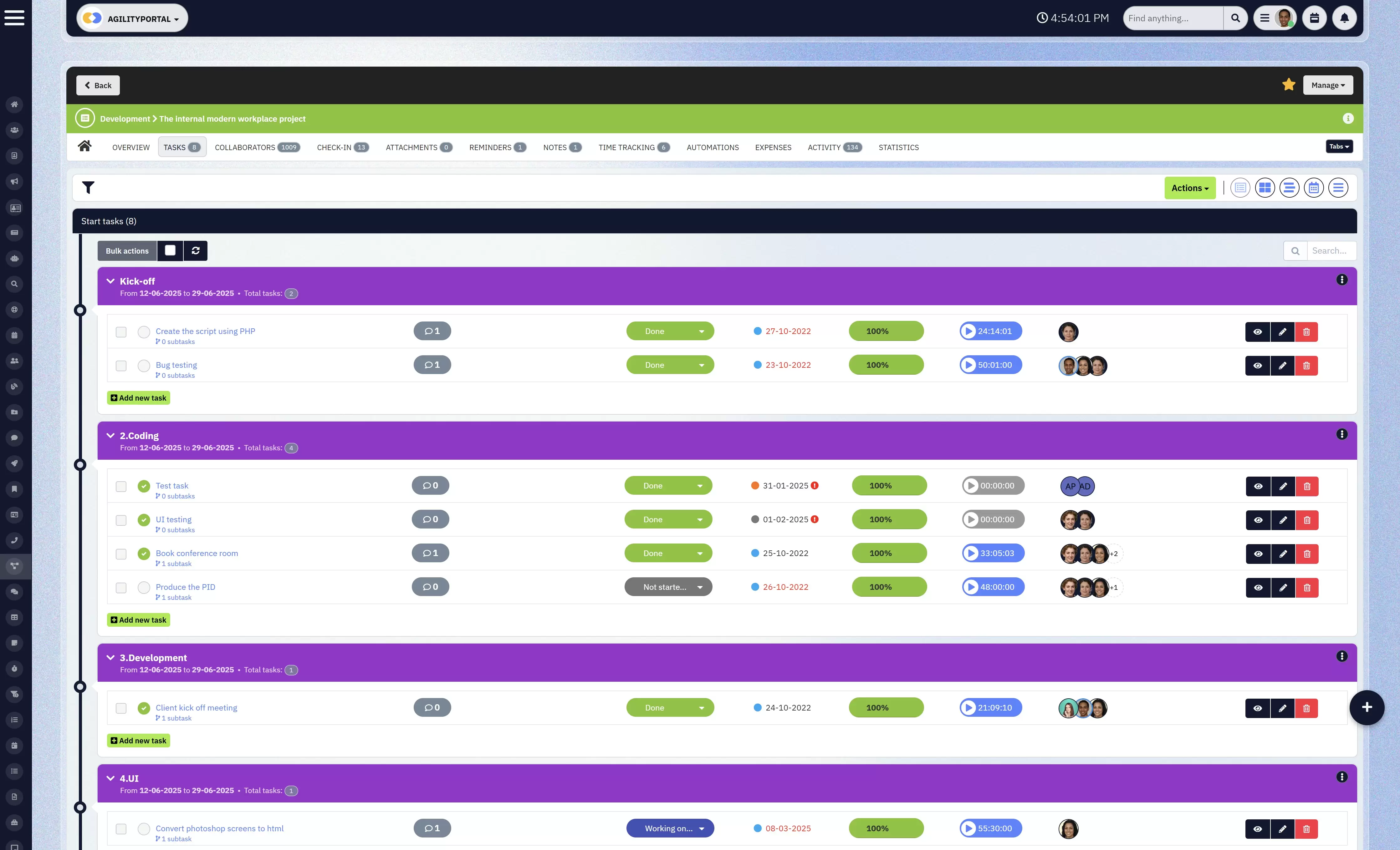 Task management
